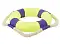 Mr.Kranch игрушка для собак Кольцо с канатом диаметр  неоновая желтая #2