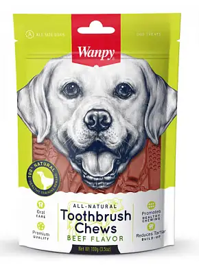 Wanpy Dog лакомство для собак зубные щетки со вкусом говядины