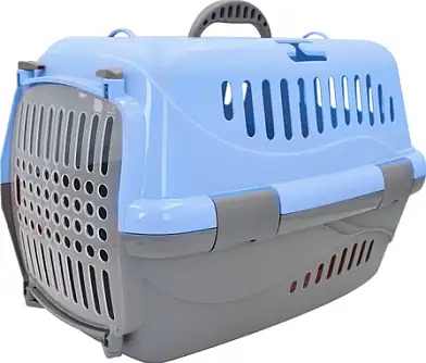 Homepet переноска для собак и кошек голубая
